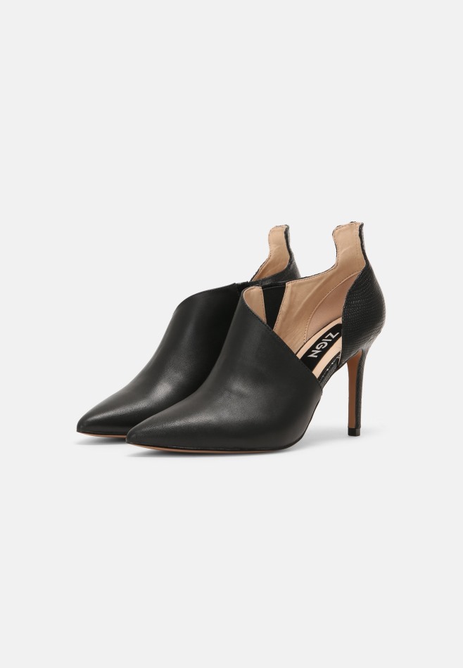 Gabor Noir | Cuir Exclusif - Talons Hauts